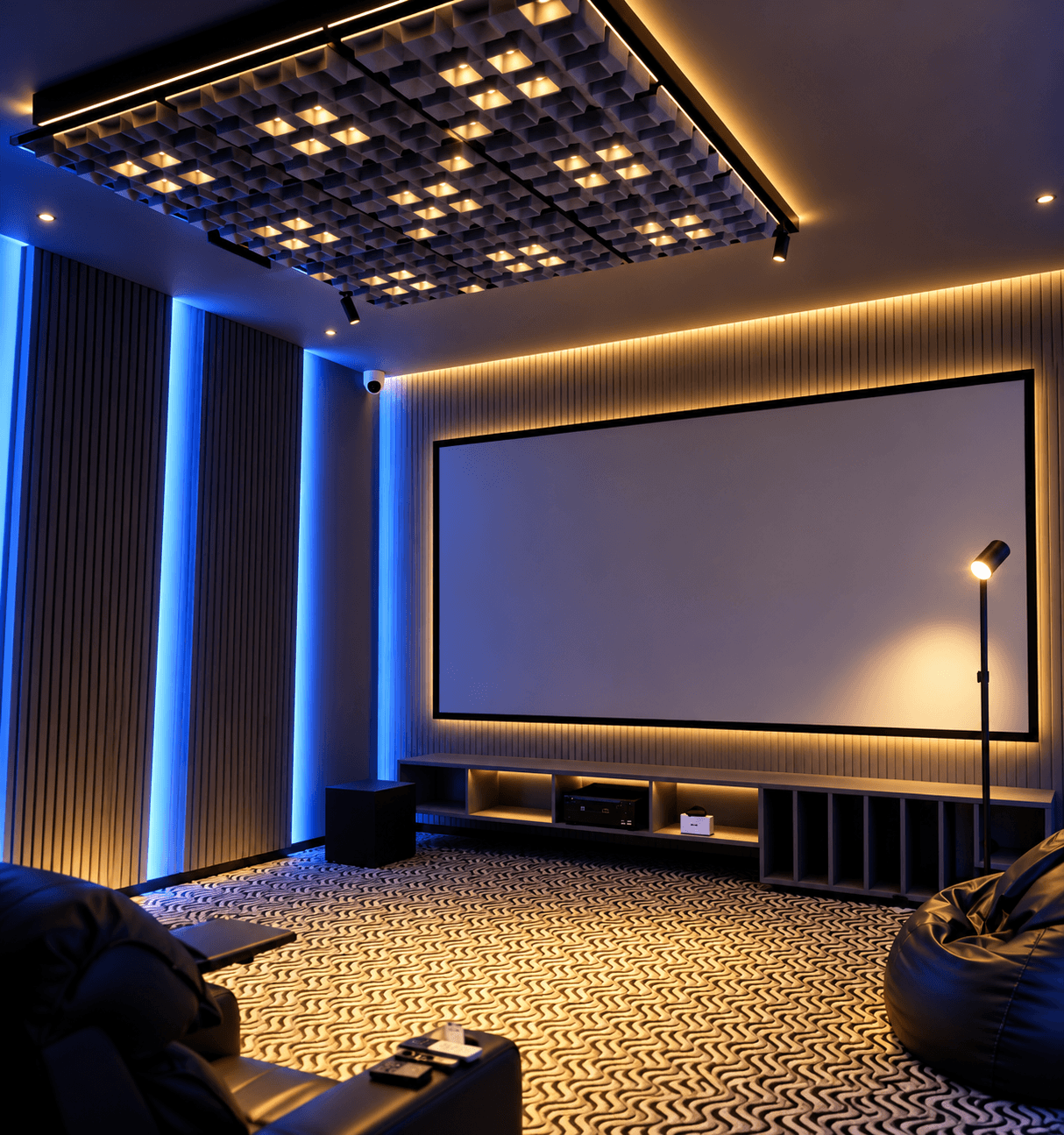 Home theatre solution at Lumecasa